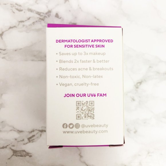 NIB Violet Antimicrobial Blender - UVe Beauty - Picture 8 of 9